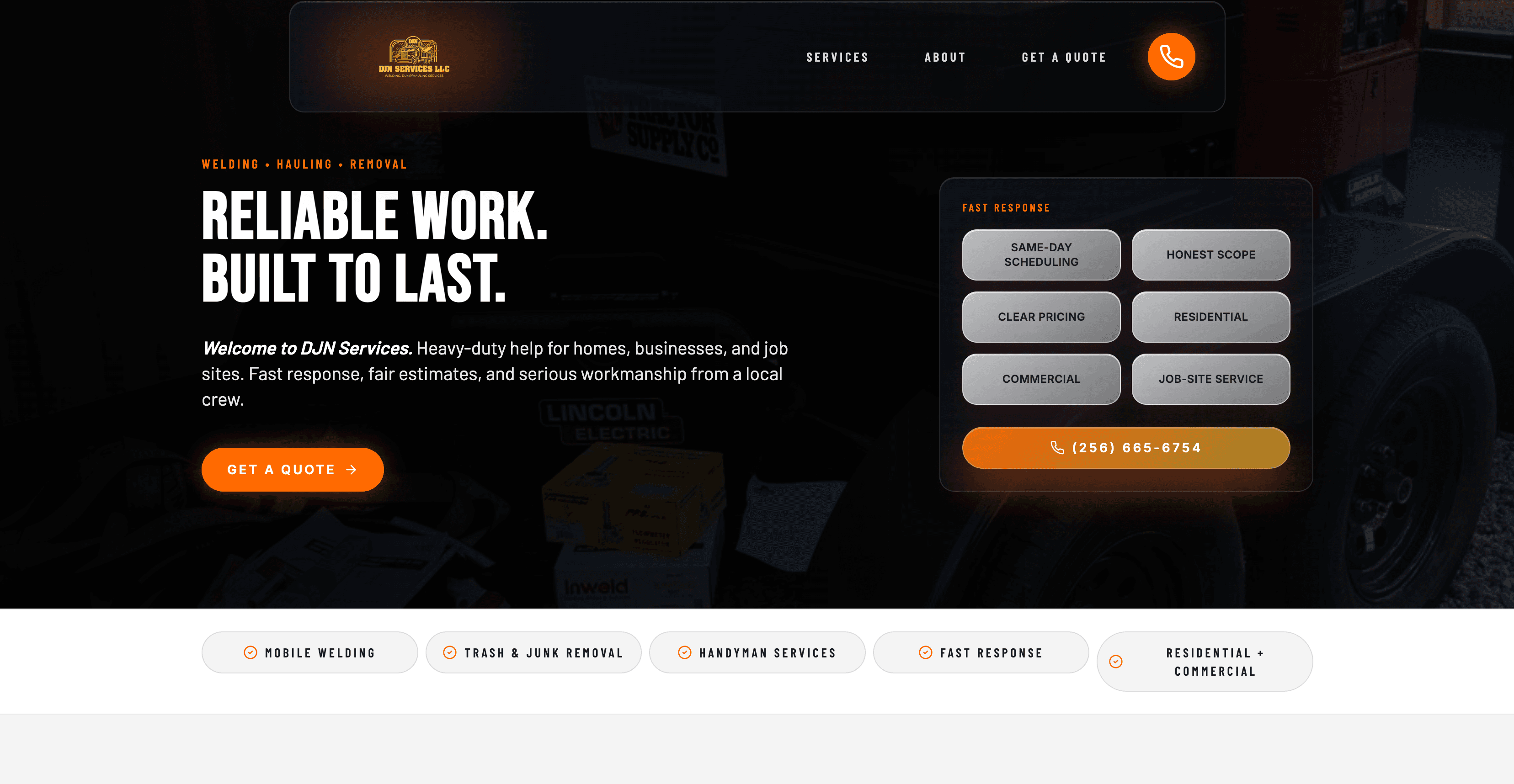 DJN Services LLC website