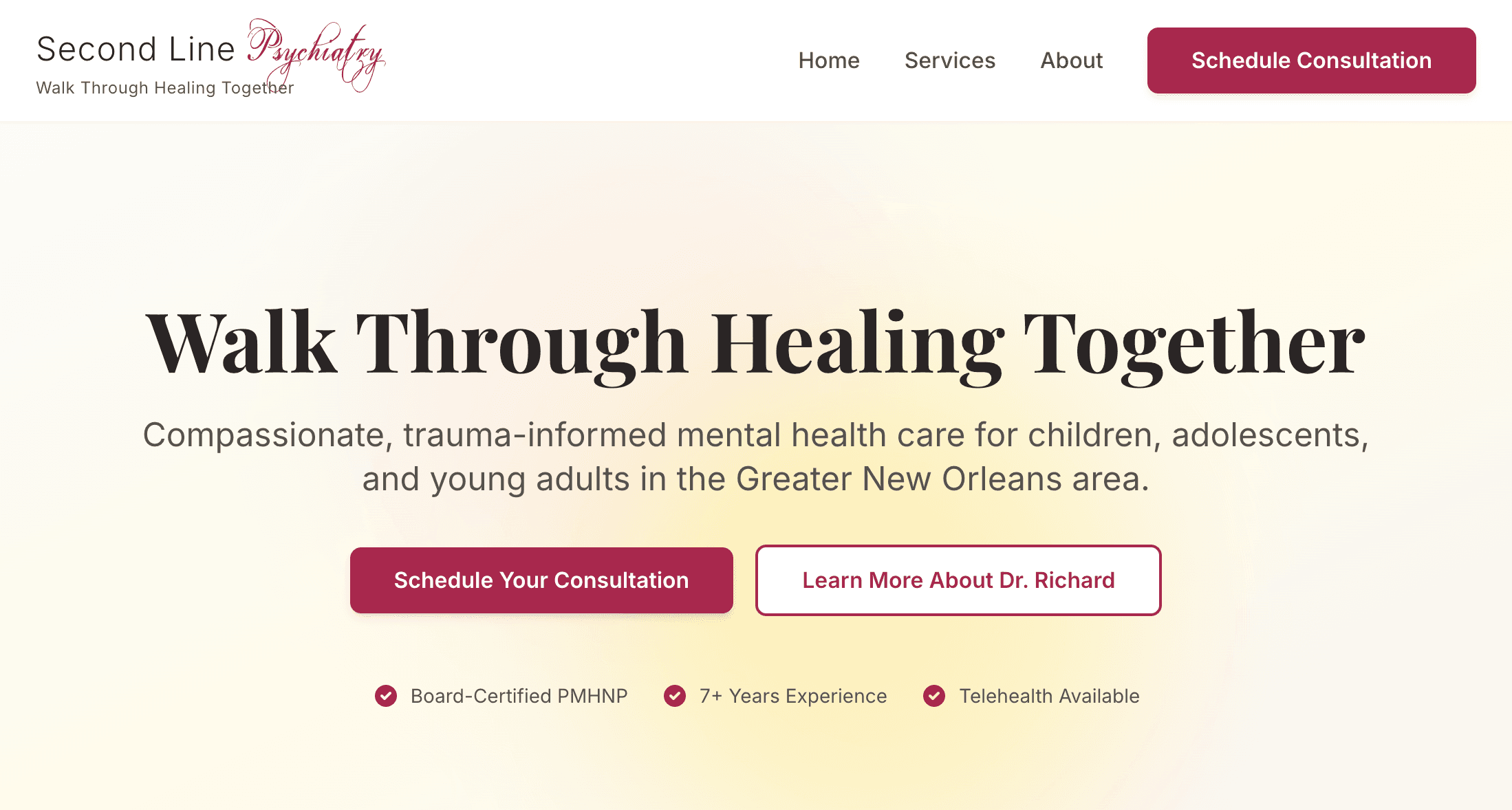 Second Line Psychiatry project preview